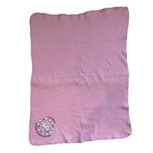 Vtg Spencer's Babyland General Hospital Cabbage Patch Kids CPK Pink Baby Blanket